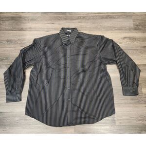 Van Heusen Classic Striped Button-Down Dress Shirt XL/17-17‎ 1/2